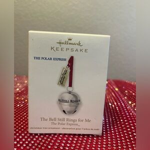 2011 Polar Express The Bell Still Rings for Me Santa Sleigh Bell Mini Ticket New
